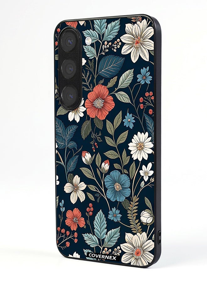 Covernex غطاء حماية لجهاز سامسونج جالاكسي S23 بلس مزخرف بتصميم غابة عميقة ونباتات برية - Image 1